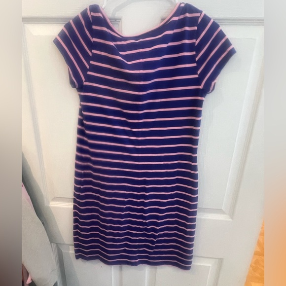 Lilly Pulitzer Navy and Pink Stripe dress  sz s - Picture 4 of 4